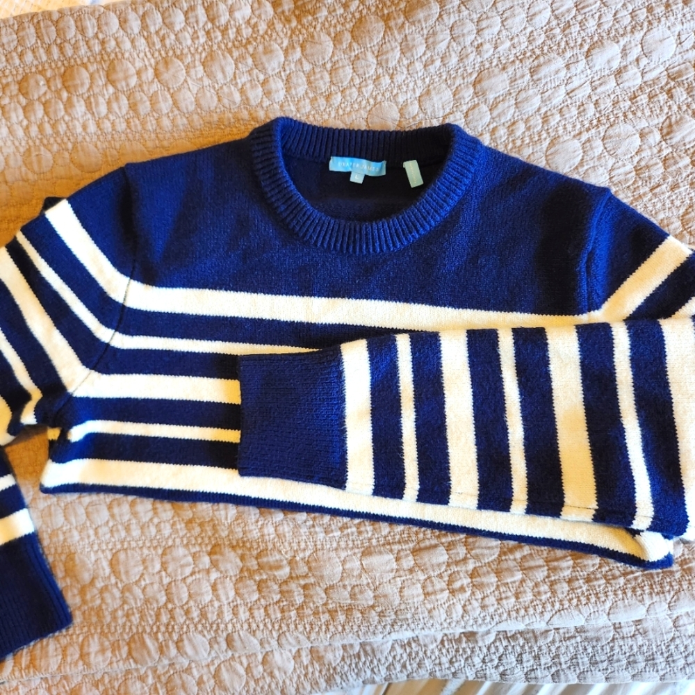 Navy Striped Draper James Sweater